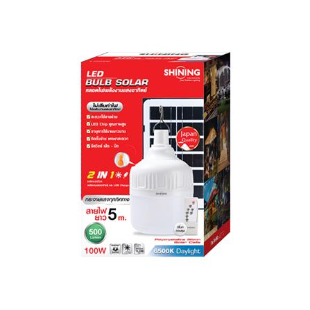 ไฟจัดสวน SOLAR SHINING S-BUB01B-SL 100 วัตต์ DAYLIGHT สีขาว_5