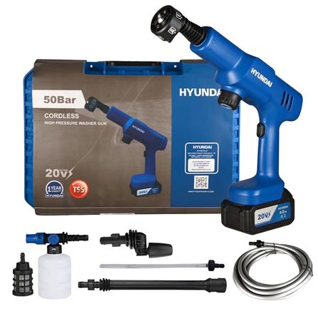 เครื่องฉีดน้ำไร้สาย HYUNDAI HD-GBL-50 50 บาร์ 20 โวลต์_0