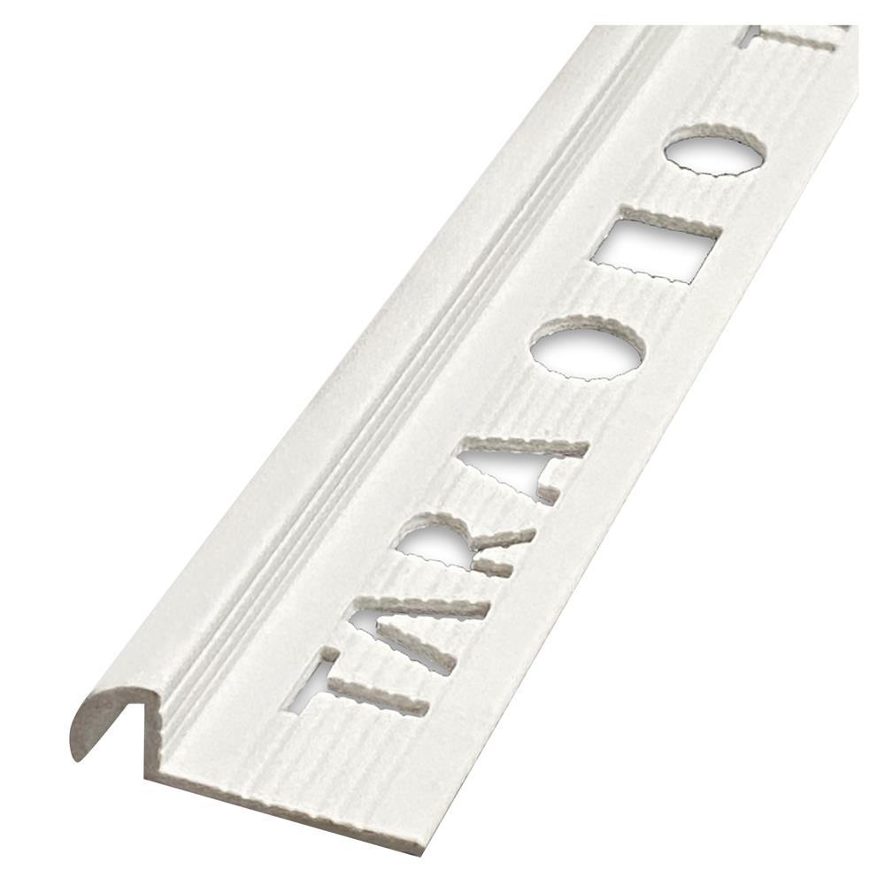 คิ้ว PVC TARA 7 มม. โค้ง สีขาว 2 ม.