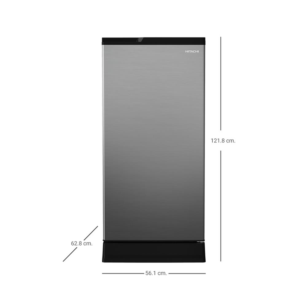 ตู้เย็น 1 ประตู HITACHI HR1S5188MNBSLTH 6.6 คิว สีแพลตตินัมซิลเวอร์