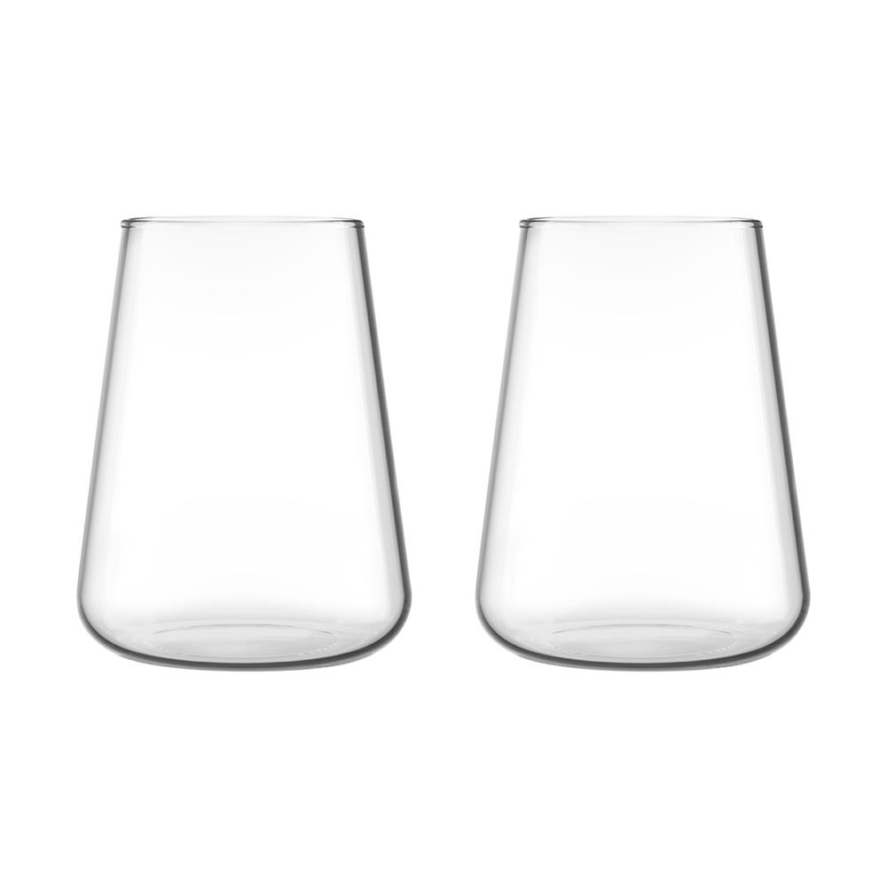 แก้วน้ำ 400ml OCEAN GLASS GEO MOUNT แพ็ก 2 ใบ