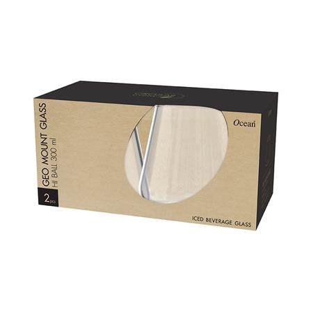 แก้วน้ำ 300ml OCEAN GLASS GEO MOUNT แพ็ก 2 ใบ_2