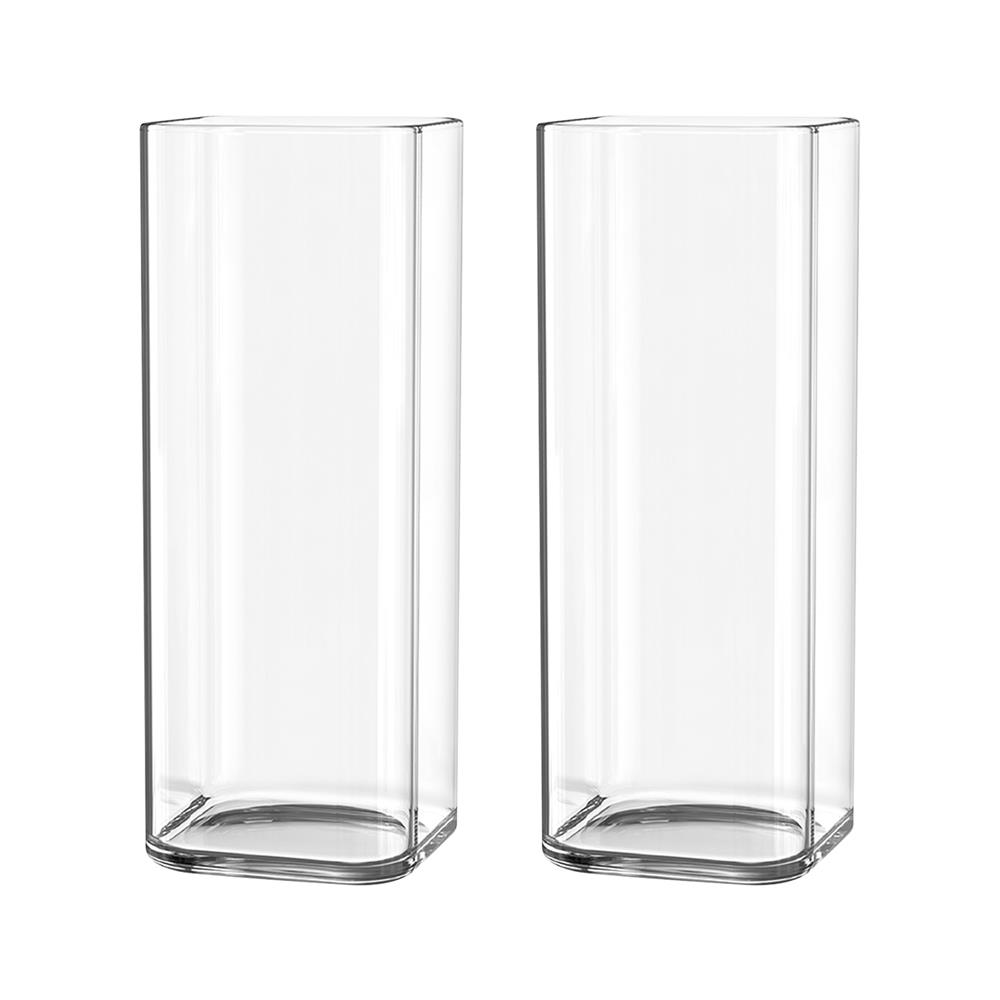 แก้วน้ำ 450 มล. OCEAN GLASS GEO LOG แพ็ก 2 ใบ