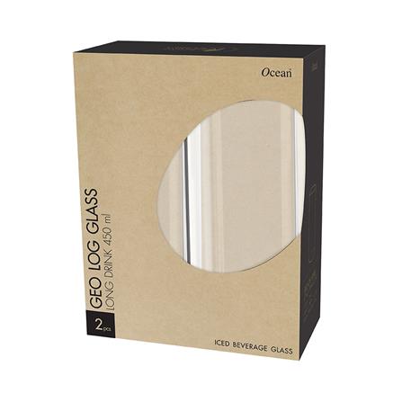 แก้วน้ำ 450 มล. OCEAN GLASS GEO LOG แพ็ก 2 ใบ_2