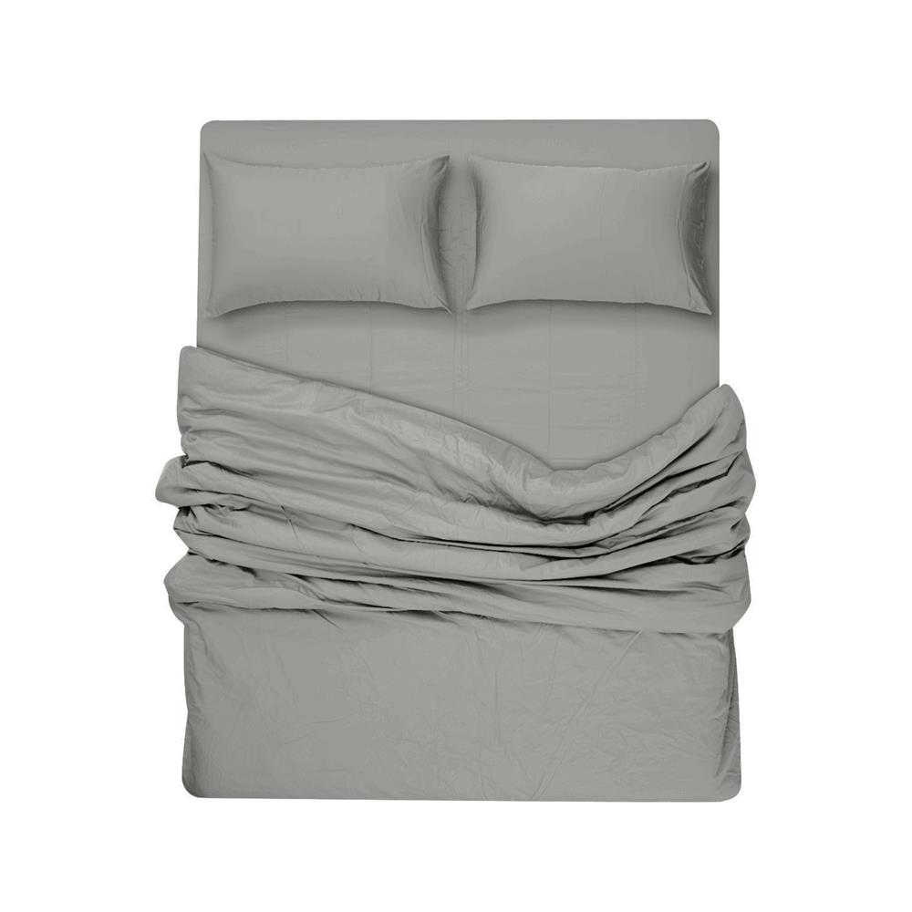 ชุดผ้าปูที่นอน 6 ฟุต 8 ชิ้น BENEATH GENTRY GREY