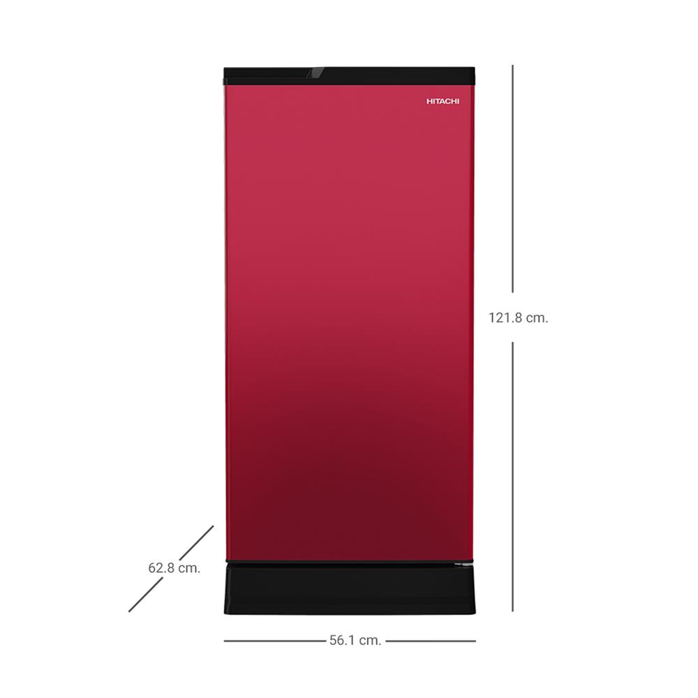 ตู้เย็น 1 ประตู HITACHI HR1S5188MNPMRTH 6.6 คิว สีแดง