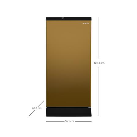 ตู้เย็น 1 ประตู HITACHI HR1S5188MNPMNTH 6.6 คิว สีน้ำตาล_4