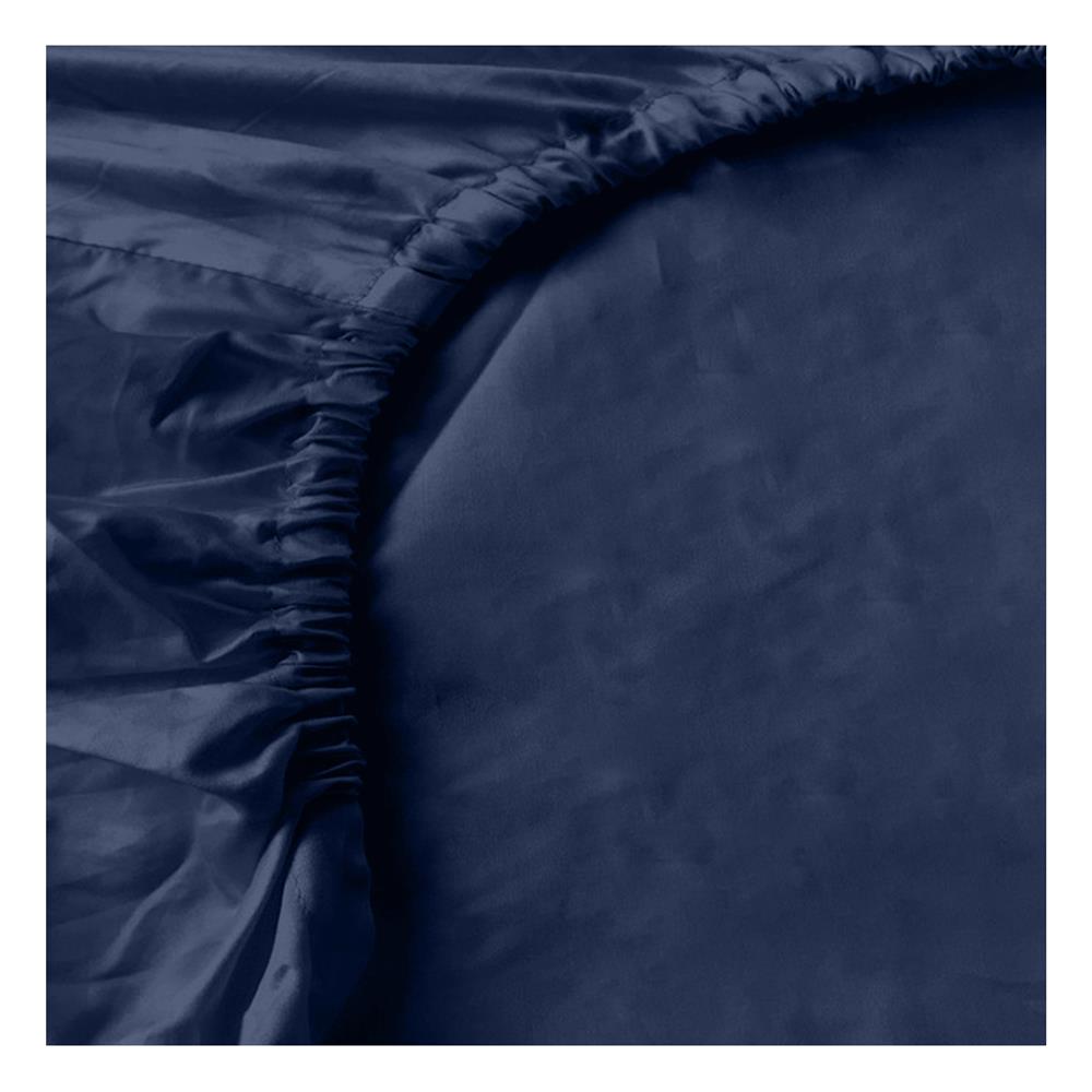 ชุดผ้าปูที่นอน 6 ฟุต 8 ชิ้น BENEATH NAVY BLUE