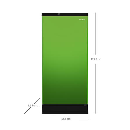 ตู้เย็น 1 ประตู HITACHI HR1S5188MNPMGTH 6.6 คิว สีเขียว_4