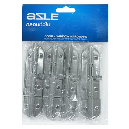 กลอนทั่วไป AZLE 4 นิ้ว สีสเตนเลส (แพ็ก 4 ชิ้น)_2
