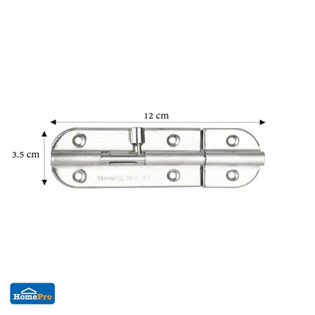กลอนทั่วไป AZLE 4 นิ้ว สีสเตนเลส (แพ็ก 4 ชิ้น)_3