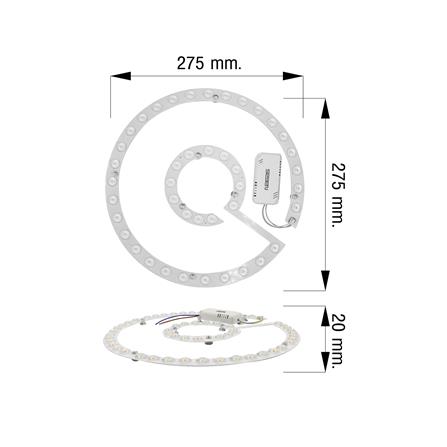 หลอด LED NAGAS MAGNET 36 วัตต์ DAYLIGHT/COOL WHITE/WARM WHITE_5
