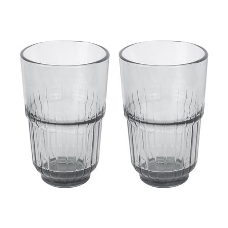 แก้วน้ำ 400ml KECH LENS GREY แพ็ก 2 ใบ