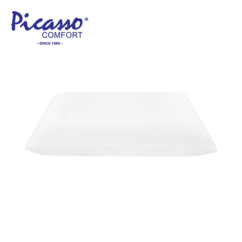 หมอนสุขภาพ เมมโมรี่โฟม PICASSO EXCELLENCE PL01 64x46x12 ซม. สีขาว