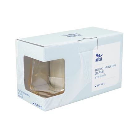 แก้วน้ำ 330ml KECH ANGLE BROWN แพ็ก 2 ใบ_3