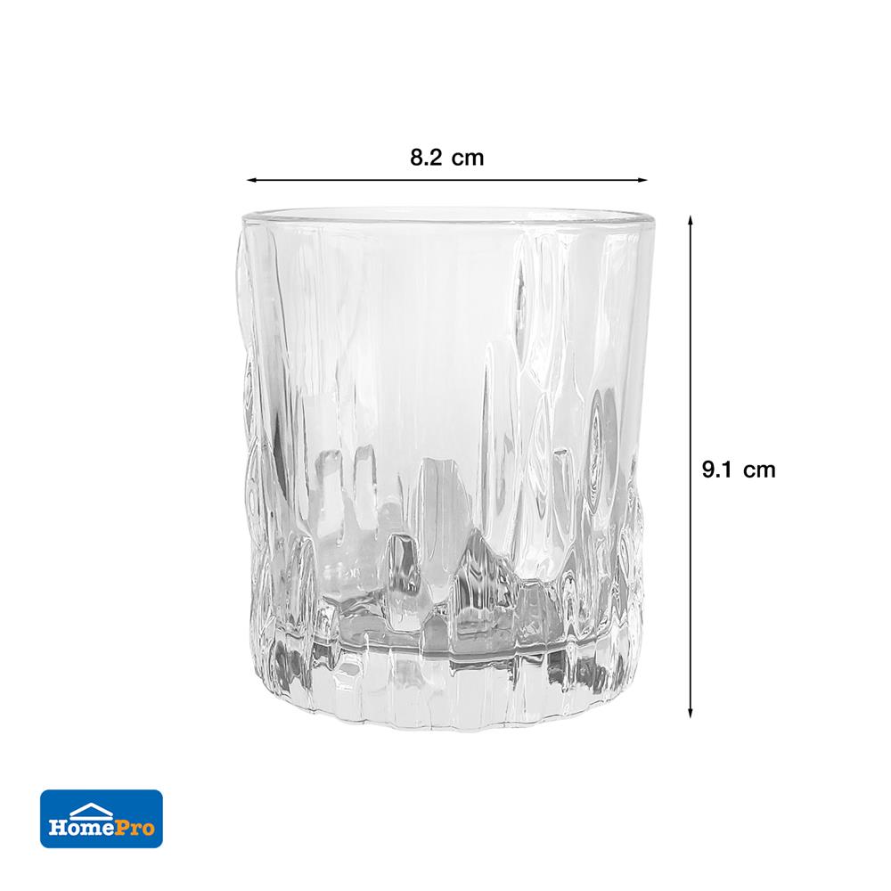 แก้วน้ำ 300ml KECH RIPPLE STICK แพ็ก 2 ใบ