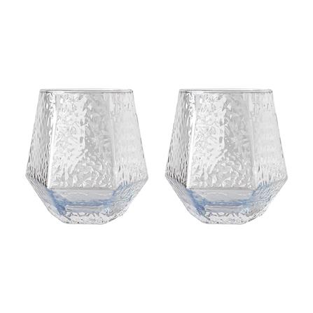 แก้วน้ำ 330ml KECH ANGLE BLUE SAND แพ็ก 2 ใบ