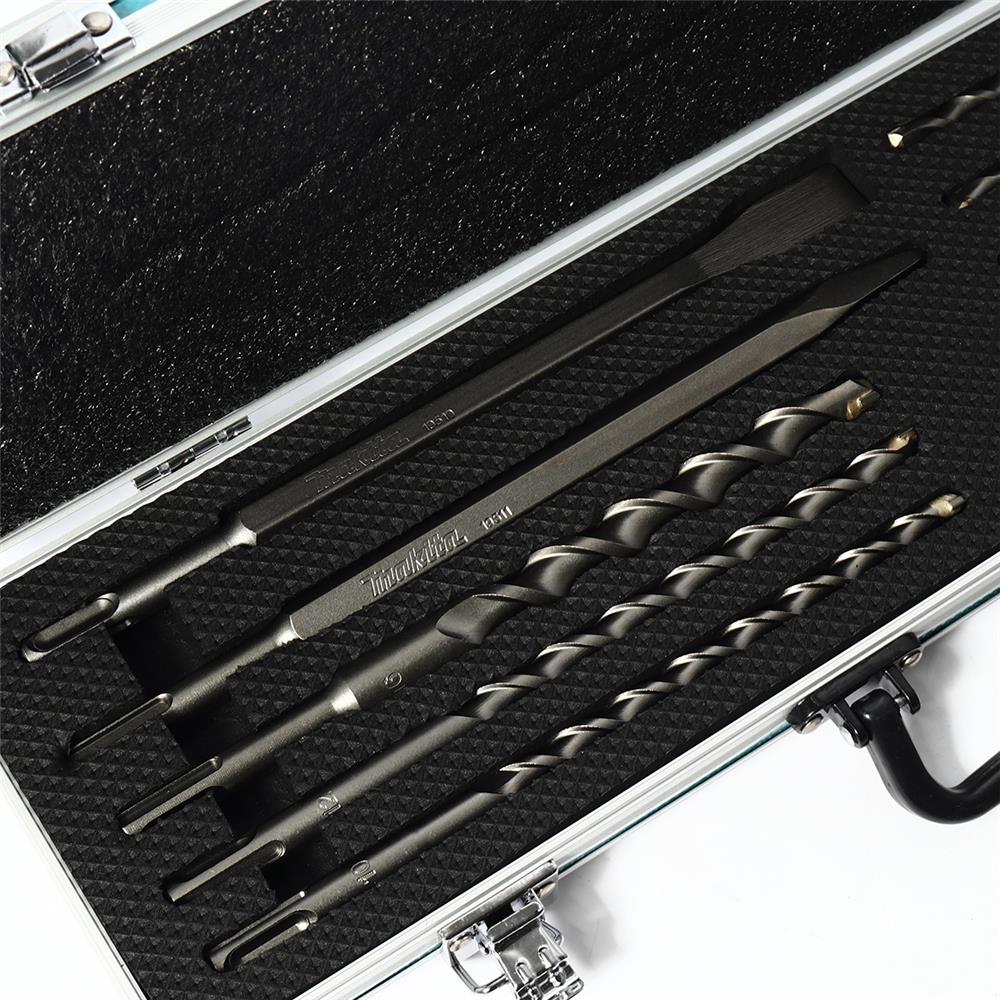 ชุดดอกสว่านและดอกสกัด SDS PLUS MAKITA 10 ชิ้น