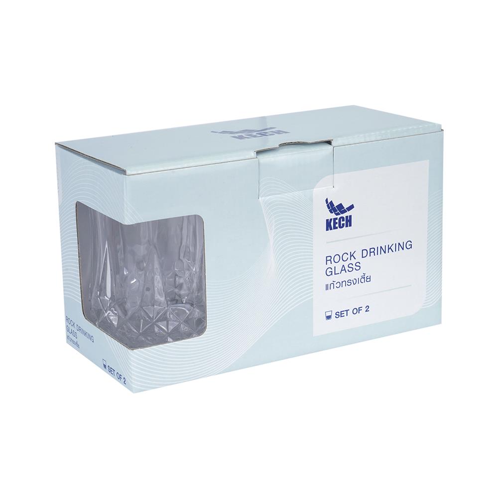 แก้วน้ำ 290ml KECH DIAMOND R แพ็ก 2 ใบ