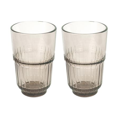 แก้วน้ำ 400ml KECH LENS BROWN แพ็ก 2 ใบ_0