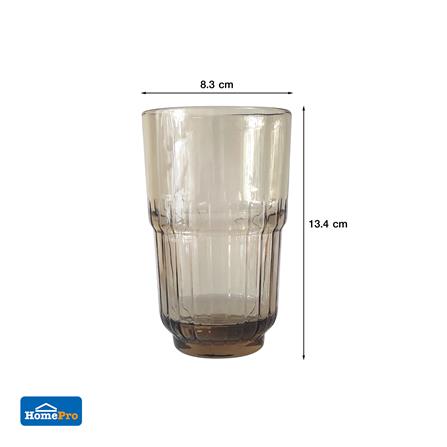 แก้วน้ำ 400ml KECH LENS BROWN แพ็ก 2 ใบ_3