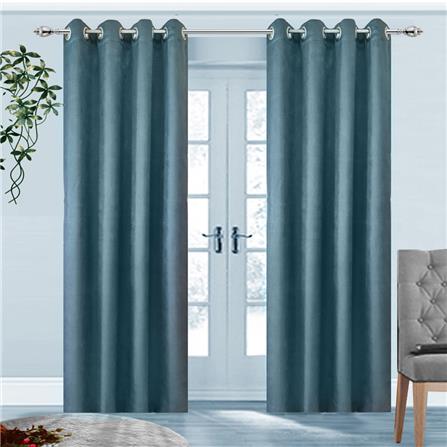 ผ้าม่าน EYELET HOME LIVING STYLE GLOSSVA UV 130X220 ซม. สีน้ำเงิน_3