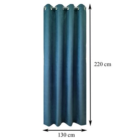 ผ้าม่าน EYELET HOME LIVING STYLE GLOSSVA UV 130X220 ซม. สีน้ำเงิน_5