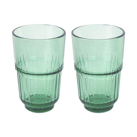 แก้วน้ำ 400ml KECH LENS GREEN แพ็ก 2 ใบ