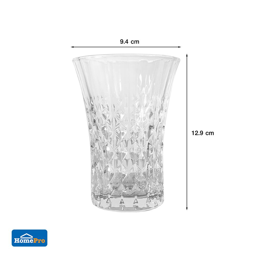 แก้วน้ำ 380ml KECH DIAMOND แพ็ก 2 ใบ