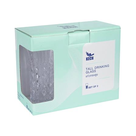 แก้วน้ำ 380ml KECH DIAMOND แพ็ก 2 ใบ_3