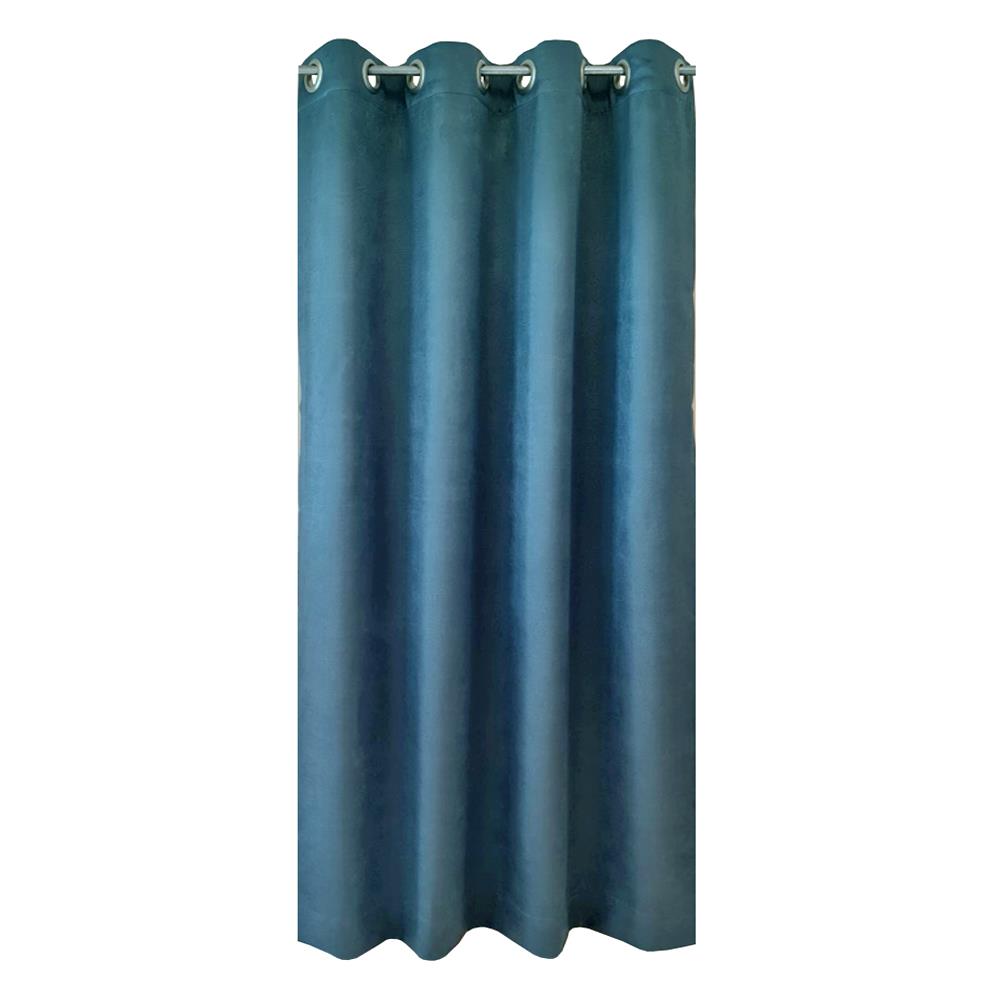 ผ้าม่าน EYELET HOME LIVING STYLE GLOSSVA UV 130X160 ซม. สีน้ำเงิน