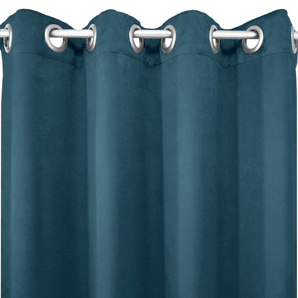 ผ้าม่าน EYELET HOME LIVING STYLE GLOSSVA UV 130X160 ซม. สีน้ำเงิน