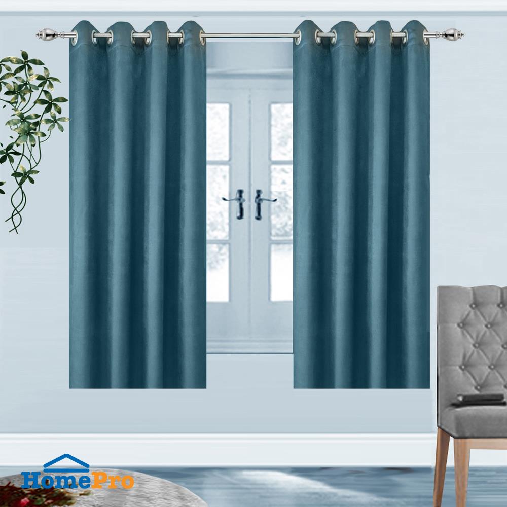 ผ้าม่าน EYELET HOME LIVING STYLE GLOSSVA UV 130X160 ซม. สีน้ำเงิน