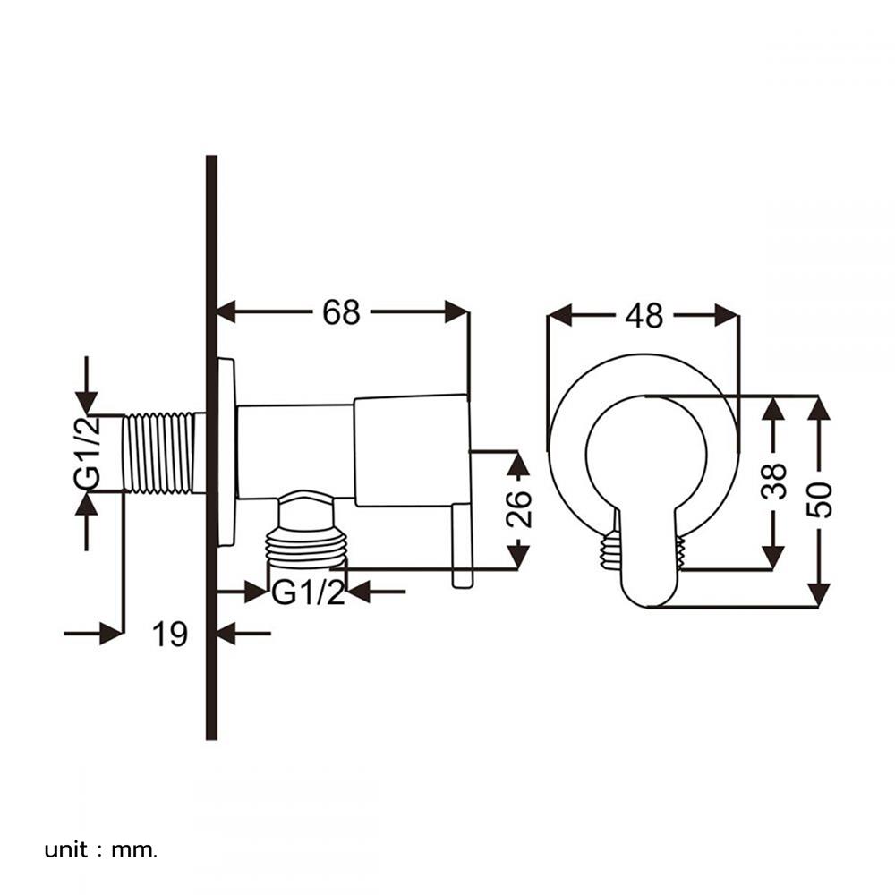 สต๊อปวาล์ว 1 ทาง BEN BN 70B5858