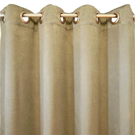 ผ้าม่าน EYELET HOME LIVING STYLE GLOSSVA UV 130X160 ซม. สีทอง_1