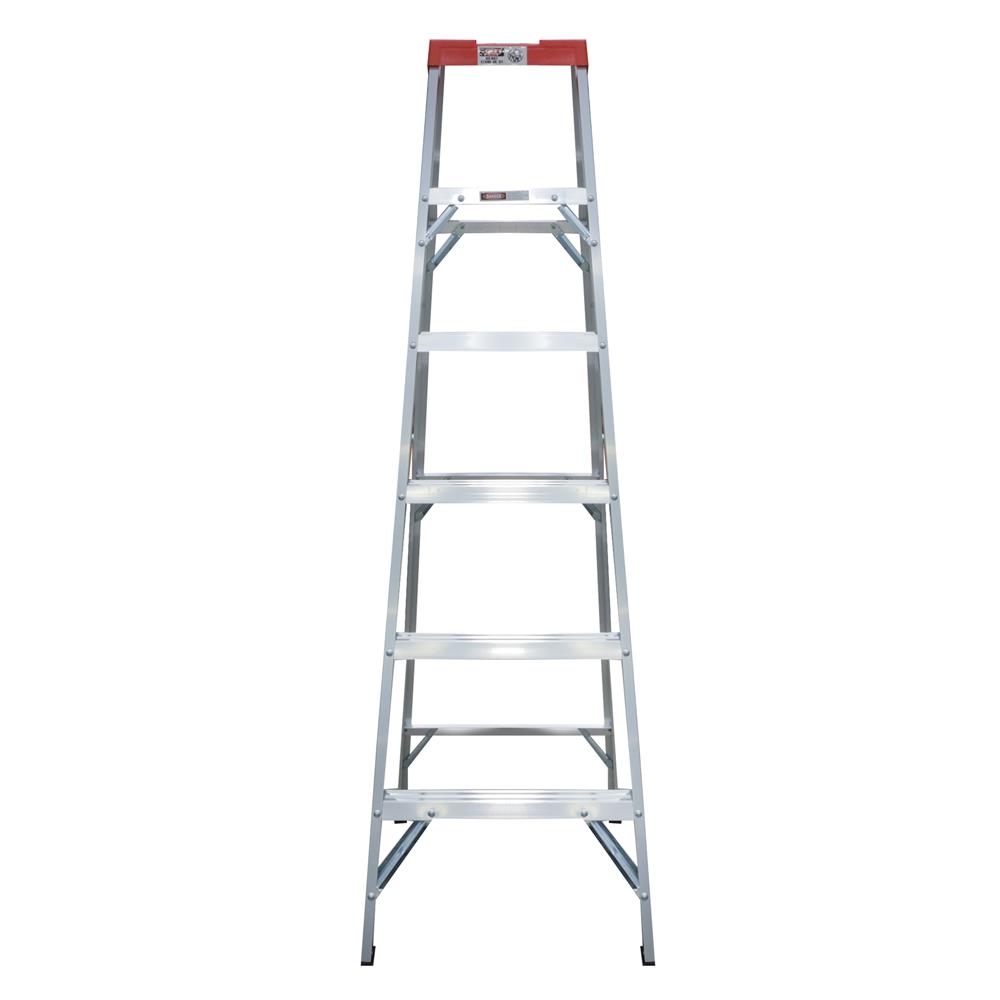 บันไดอะลูมิเนียมทรง A มีถาดวางถังสี MATALL R12206HT 6 ขั้น