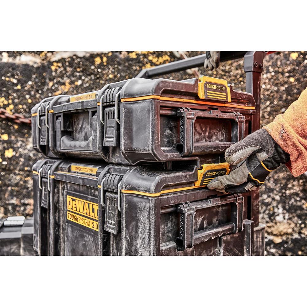 กล่องเครื่องมือพลาสติก DEWALT TOUGH SYSTEM DWST83294-1 SIZE กลาง