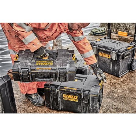 กล่องเครื่องมือพลาสติก DEWALT TOUGH SYSTEM DWST83294-1 SIZE กลาง_2
