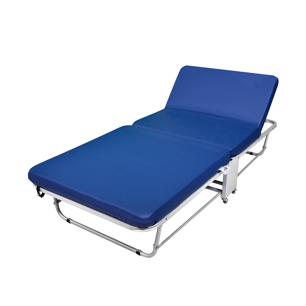 เตียงพับพร้อม TOPPER THAIBULL 2107 PU 75X190X37 ซม. สีน้ำเงิน