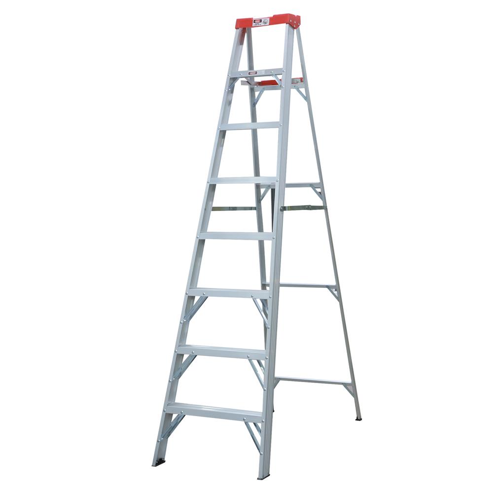 บันไดอะลูมิเนียมทรง A มีถาดวางถังสี MATALL R12208HT 8 ขั้น_0