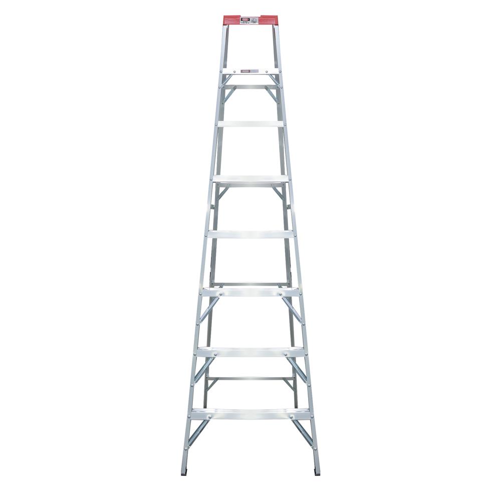 บันไดอะลูมิเนียมทรง A มีถาดวางถังสี MATALL R12208HT 8 ขั้น