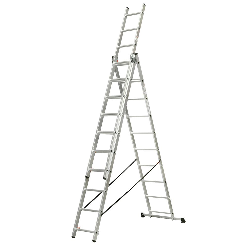 บันไดอะลูมิเนียม ทรง A-SLIDE MATALL R13810 10 ขั้น