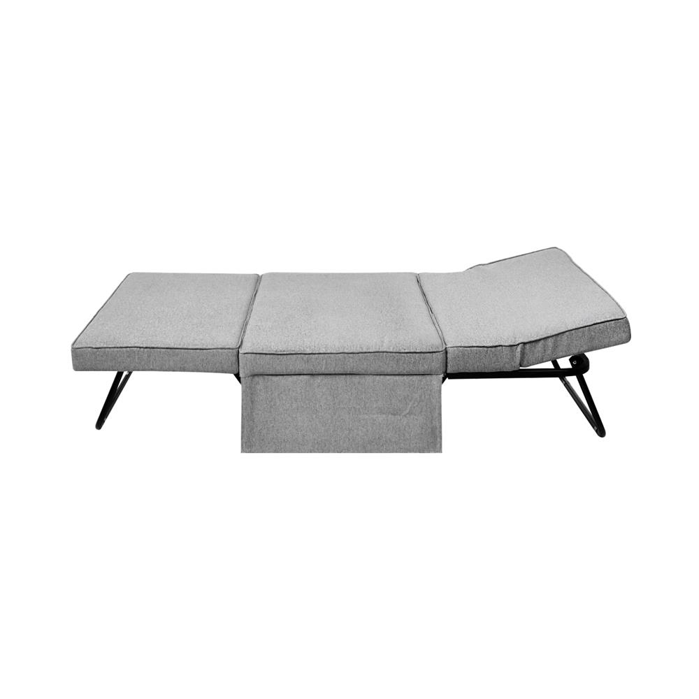 เตียงพับปรับระดับได้ HOME LIVING STYLE CLOUDY 104X199x40 ซม. สี SMOKE