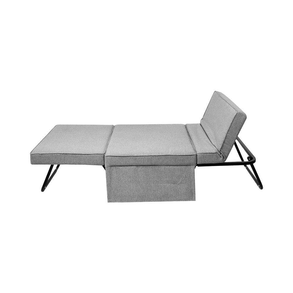 เตียงพับปรับระดับได้ HOME LIVING STYLE CLOUDY 104X199x40 ซม. สี SMOKE