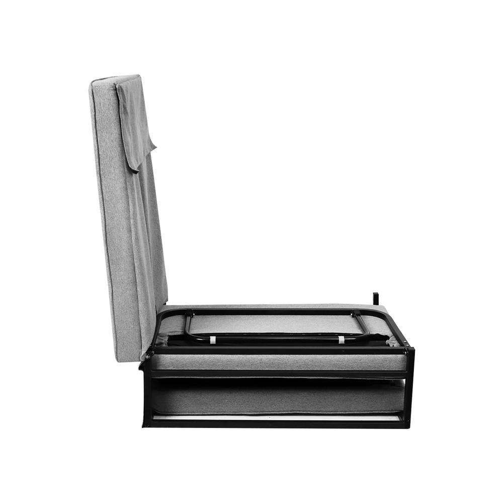 เตียงพับปรับระดับได้ HOME LIVING STYLE CLOUDY 104X199x40 ซม. สี SMOKE