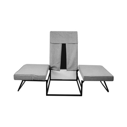 เตียงพับปรับระดับได้ HOME LIVING STYLE CLOUDY 104X199x40 ซม. สี SMOKE_8