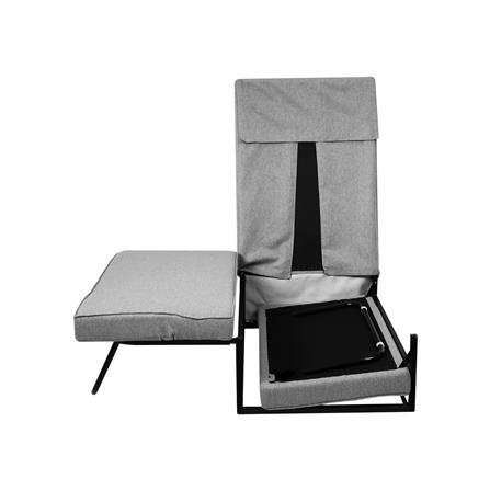 เตียงพับปรับระดับได้ HOME LIVING STYLE CLOUDY 104X199x40 ซม. สี SMOKE_9