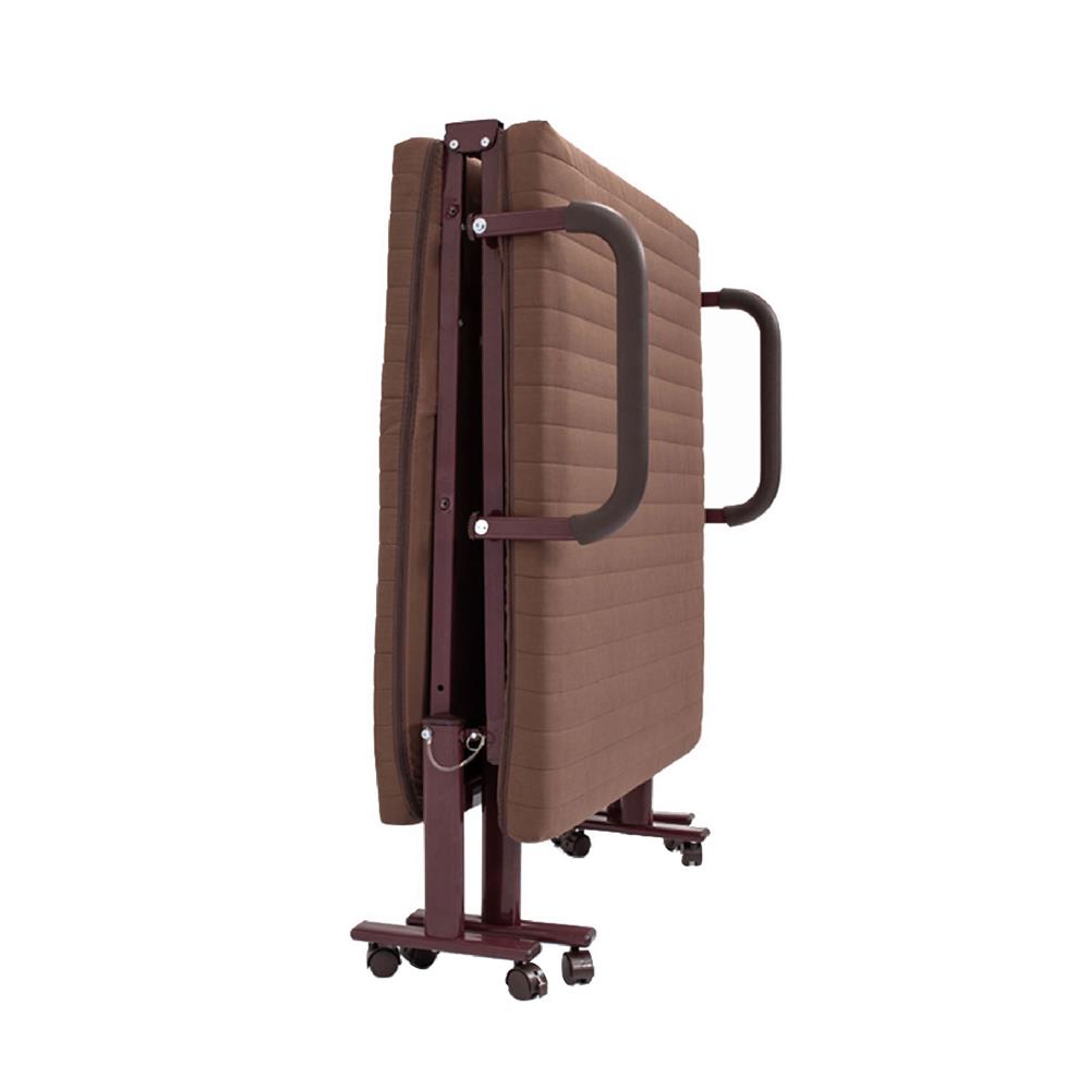 เตียงพับพร้อม TOPPER THAIBULL OLT247-80B 80X190X46 ซม. สีน้ำตาล