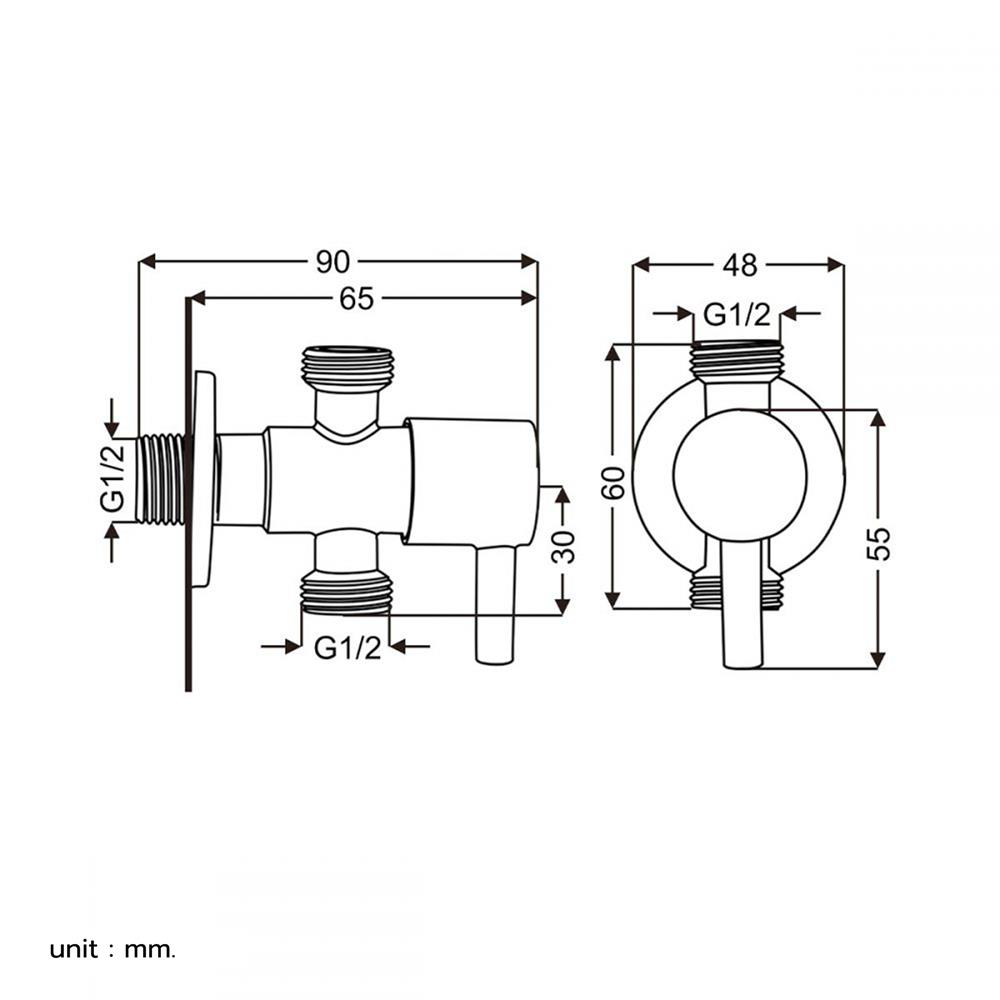 สต๊อปวาล์ว 2 ทาง BEN BN 70B4747