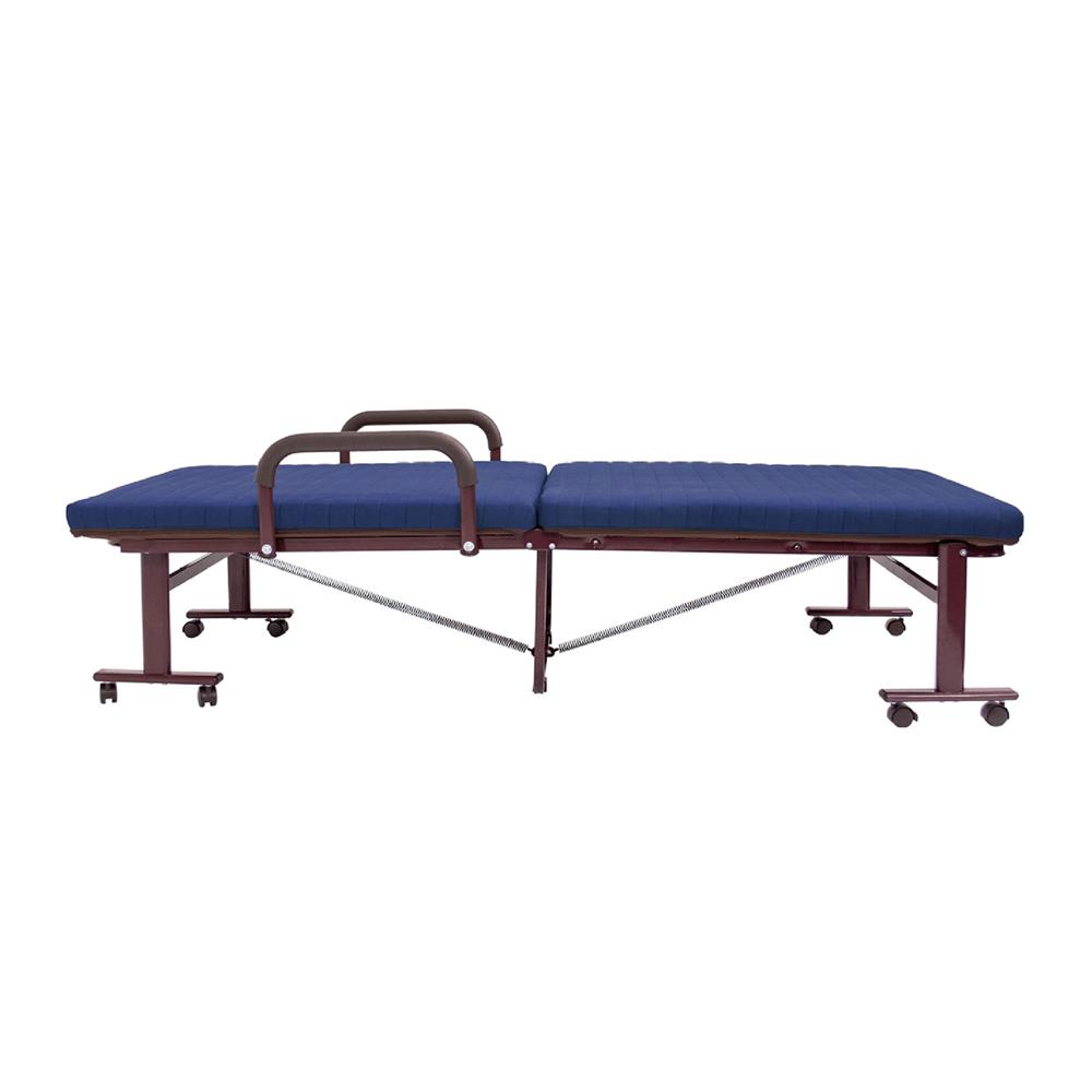 เตียงพับพร้อม TOPPER THAIBULL OLT247-80B 80X190X46 ซม. สีน้ำเงิน